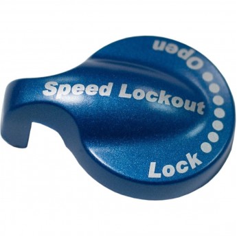 Ручка выключатея амортизации вилки SUNTOUR SF-XCR LO на "ногу", синяя